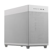 ASUS - AP201 Type-C Airflow-focused Micro-ATX,Mini-ITX Computer Case, Support 360/280 Liquid Cooling White - White