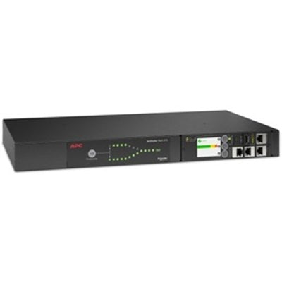 Apc Netshelter Rack Automatic Transfer Switch, 1u, 20 a, 208v, 2 C20 in, 8 C13,(1/Ea)