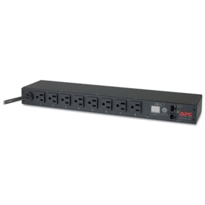 APC AP7800B Metered 1U 15A Rack PDU W/ (8) 5-15 Outlets