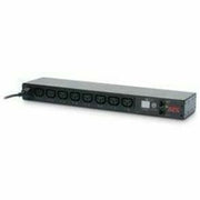 APC - NetShelter Switched Rack PDU, 1U, 1PH, 2.3kW 230V 10A or 2.5kW 208V 12A, 8 C13 Outlets, C14 Cord - Switched - IEC - Black