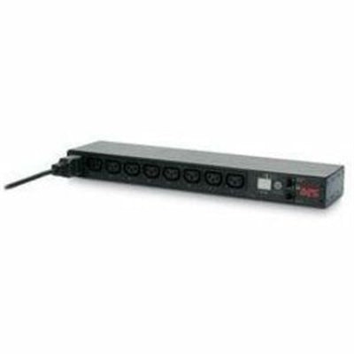 APC - NetShelter Switched Rack PDU, 1U, 1PH, 3.7kW 230V 16A or 3.3kW 208V 16A, 8 C13 Outlets, C20 Cord - Switched - IEC - Unknown