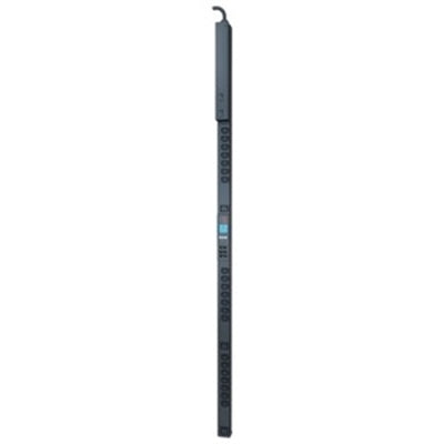 APC - Rack PDU 2G, Metered-by-Outlet, ZeroU, 30A, 200/208V, (21) C13 & (3) C19 - Metered-by-Outlet - NEMA L6-30P - 200 V, 208 - Black