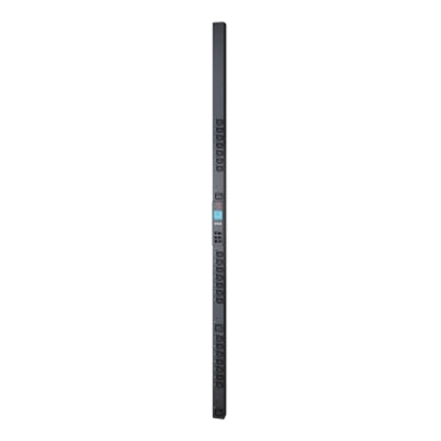 APC - NetShelter Metered-by-Outlet with Switching Rack PDU, 2G, 0U, 20A, 208V, 21 C13 and 3 C19 Outlet - Metered-by-Outlet - Black