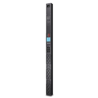 APC Rack Mount PDU  Metered 208V/20A  (20) Outlets  0U Vertical Rackmount (AP8858NA3)