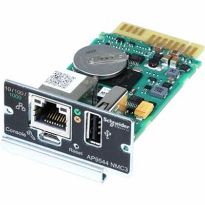 APC - Device Monitoring and Management, Network Management Cards, NMC3 for Easy UPS on-Line, Secure Remote UPS Monitoring and - Black