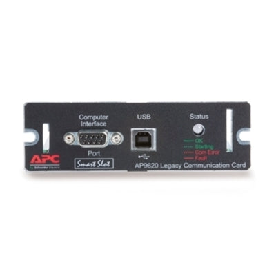 APC - Protocol Translation to UPS-Link, Management Options, Legacy Communications SmartSlot Card, UPS Support for UPSLink - Black