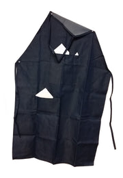 Apron Blue Canvas 3 Pocket. Size: 26" width x 42.5" length