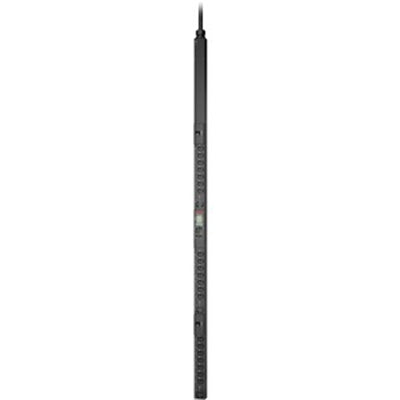 APC - NetShelter Switched Rack PDU, 0U, 5.0kW, 200V and 208V, 30A, 21 C13/C15 and 3 C19/C21 Outlets - Switched - NEMA - Black