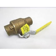 Two Piece Ball Valve Two Piece Ball Valve, Size 1/2 In, Solder Connection, Max Pressure 600 PSI WOG, 150 PSI WSP, Full Port, Material of Construction Bronze, Seats RPTFE, Ball Material Chrome Plated, Stem Material B16