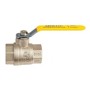 Apollo Valve, 3/4" Import, Threaded, 2-Piece, Full Port, NPT, Brass Ball Valve, 600 CWP, CSA, UL, FM, NSF 61-8 (61<5)