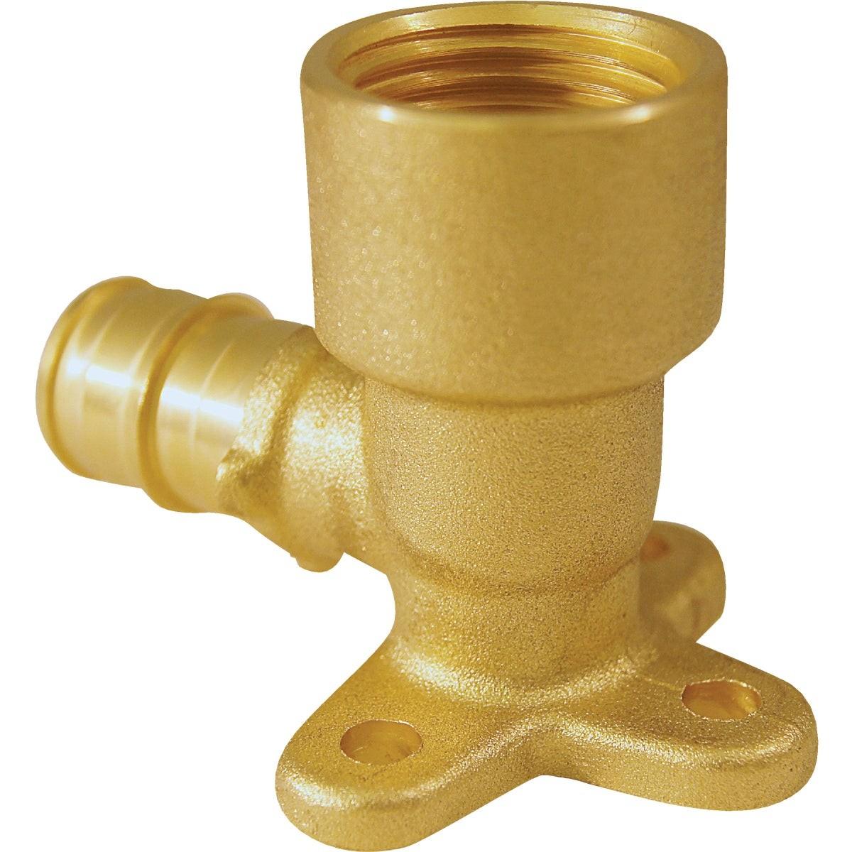 Apollo Retail 1/2 In. Barb x 1/2 In. FNPT 90 Deg. Brass Drop Ear PEX Elbow, Type A (1/4 Bend)