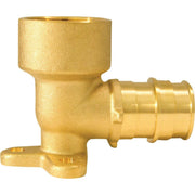 Apollo Retail 3/4 In. Barb x 3/4 In. FNPT Brass 90 Deg. Drop Ear PEX Elbow, Type A (1/4 Bend)