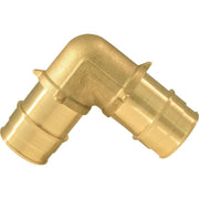 Apollo Retail 1 In. Barb x 1 In. Barb 90 Deg. Brass PEX Elbow, Type A (1/4 Bend)