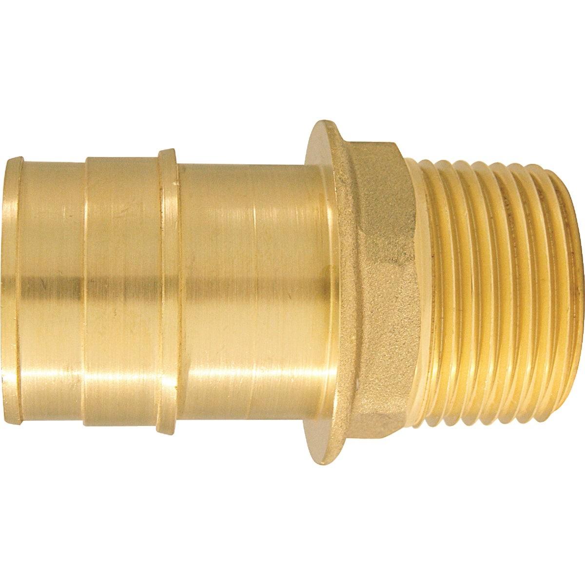 Apollo Retail 1 In. x 3/4 In. Brass Insert Fitting MIP Adapter Type A