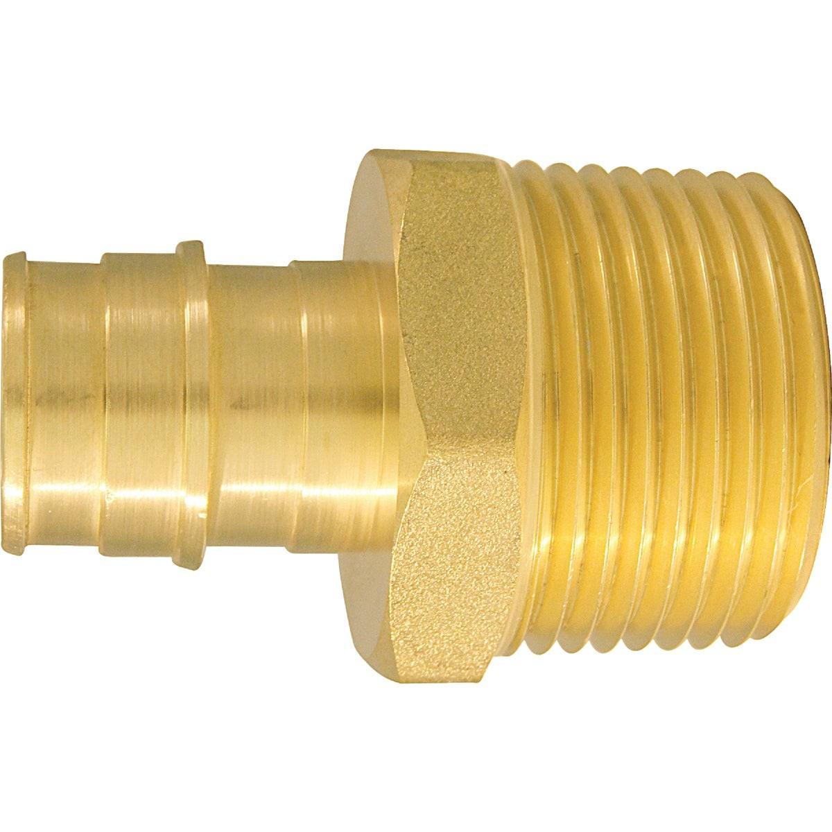 Apollo Retail 3/4 In. x 1 In. Brass Insert Fitting MIP Adapter Type A