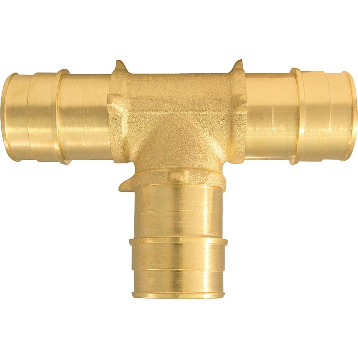 Apollo Retail 1 In. x 1 In. x 1 In. Barb Brass PEX Tee, Type A