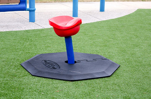 48" x 2" Spinner Wear Mat - Black