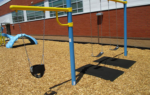 3' x 5' x 2" Swing Wear Mat - Black