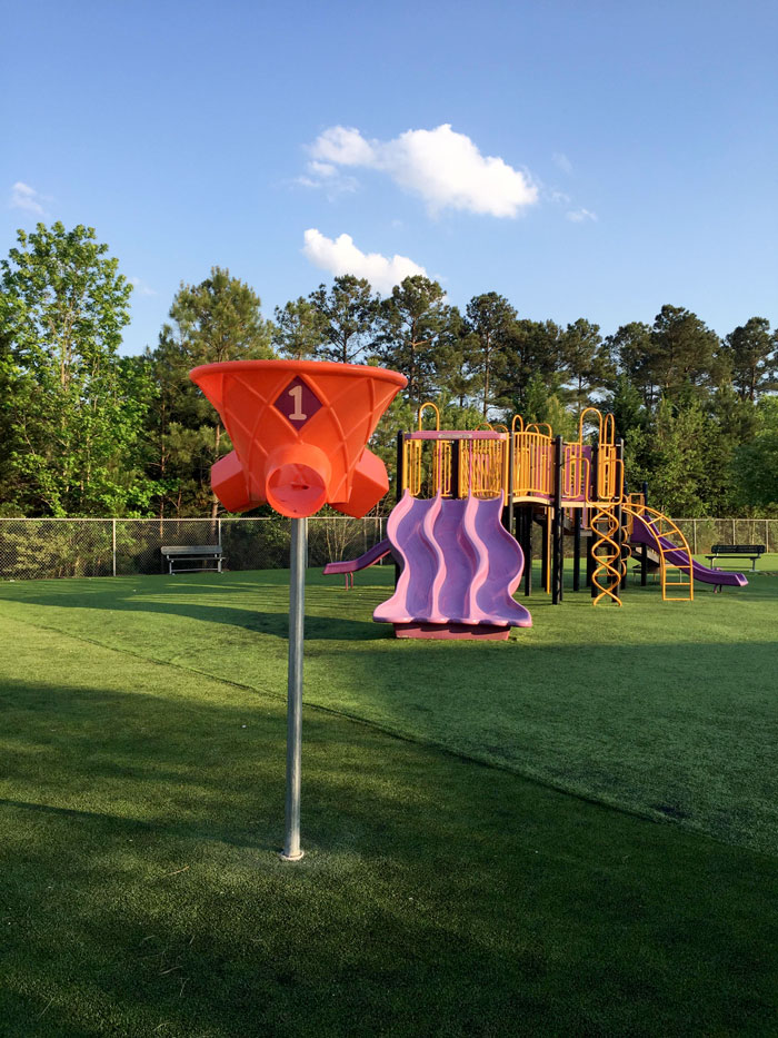 Triple Shoot - ORANGE with 7' pole