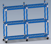 Aquatic Cart – 6 Shelf, 70″(L) x 25″(W) x 45″(H)