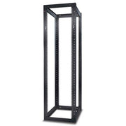 Schneider Electric NetShelter 4 Post Open Frame Rack 44U Square Holes - for Networking - 44U Rack Height X 19  Rack Width - Floor Standing - Black - 2
