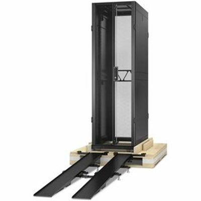 Schneider Electric NetShelter SX, Server Rack Enclosure Gen 2, Shock Packaging, 2500 lbs, Black, 42U x 600W x 1200D
