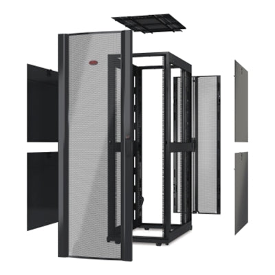 APC by Schneider Electric NetShelter SX 42U 600mm Wide X 1200mm Deep Enclosure Without Doors Black