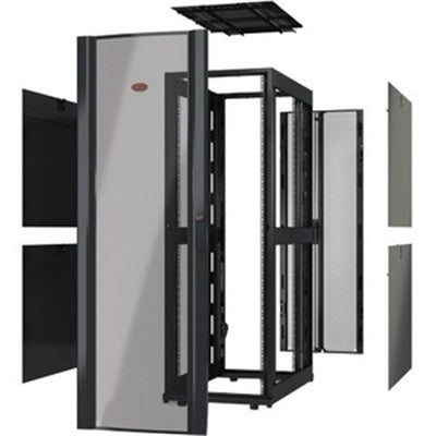 APC by Schneider Electric Netshelter SX 42U 750mm Wide x 1200mm Deep Enclosure Without Sides Black