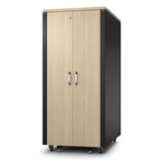 APC NetShelter Soundproof, 32U, Server Rack Enclosure, 120V, Maple
