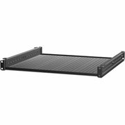 APC - Adjustable Shelf 250lbs 16"-24" Deep 1U Rack Height X 19" Rack Width - 250 Lb Maximum Weight Capacity - Black
