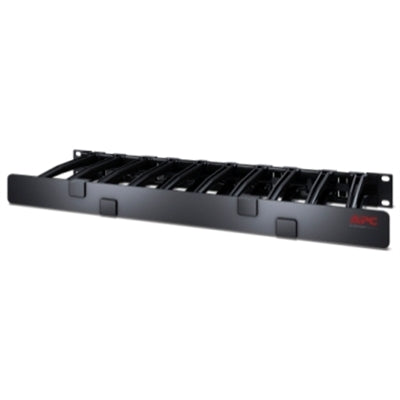 APC by Schneider Electric AR8612 Cable Organizer - Black - TAA Compliant - Cable Manager - 1U Rack Height
