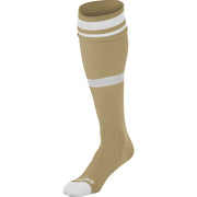 Striped Soccer Sock - Vegas Gold White, Extra-Small