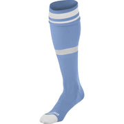 Striped Soccer Sock - Gold White, Large