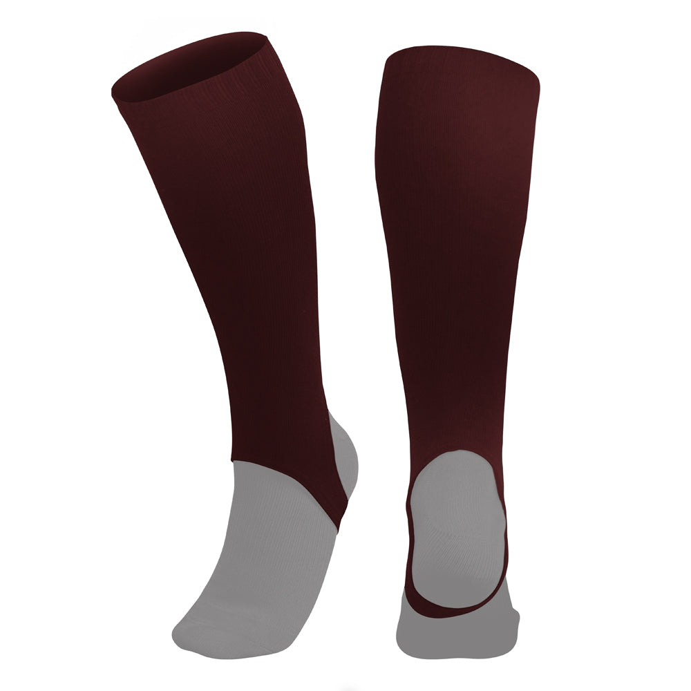 Stirrups 4" Socks - Maroon, Small