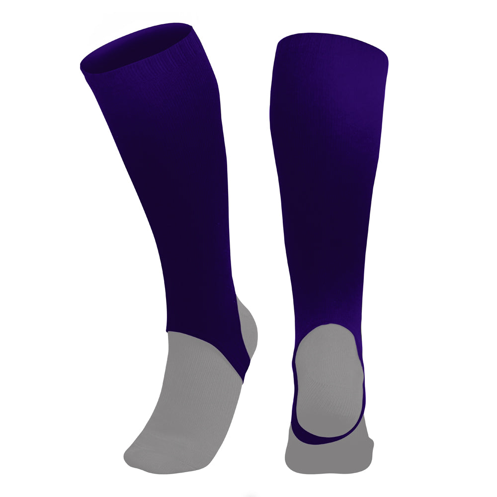 Stirrups 4" Socks - Purple, Medium