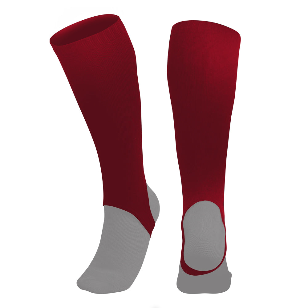 Stirrups 4" Socks - Scarlet, Small