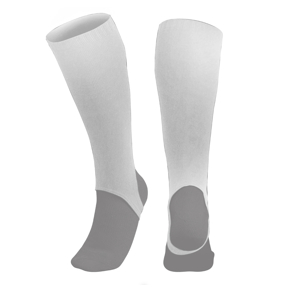 Stirrups 4" Socks - White, Small