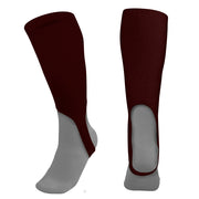 Stirrups 7" Socks - Maroon, Small