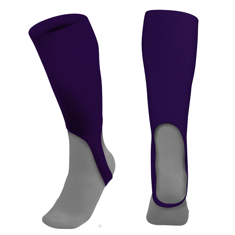 Stirrups 7" Socks - Purple, Small