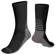 Rival Crew Sock - Black, Large/Xlarge