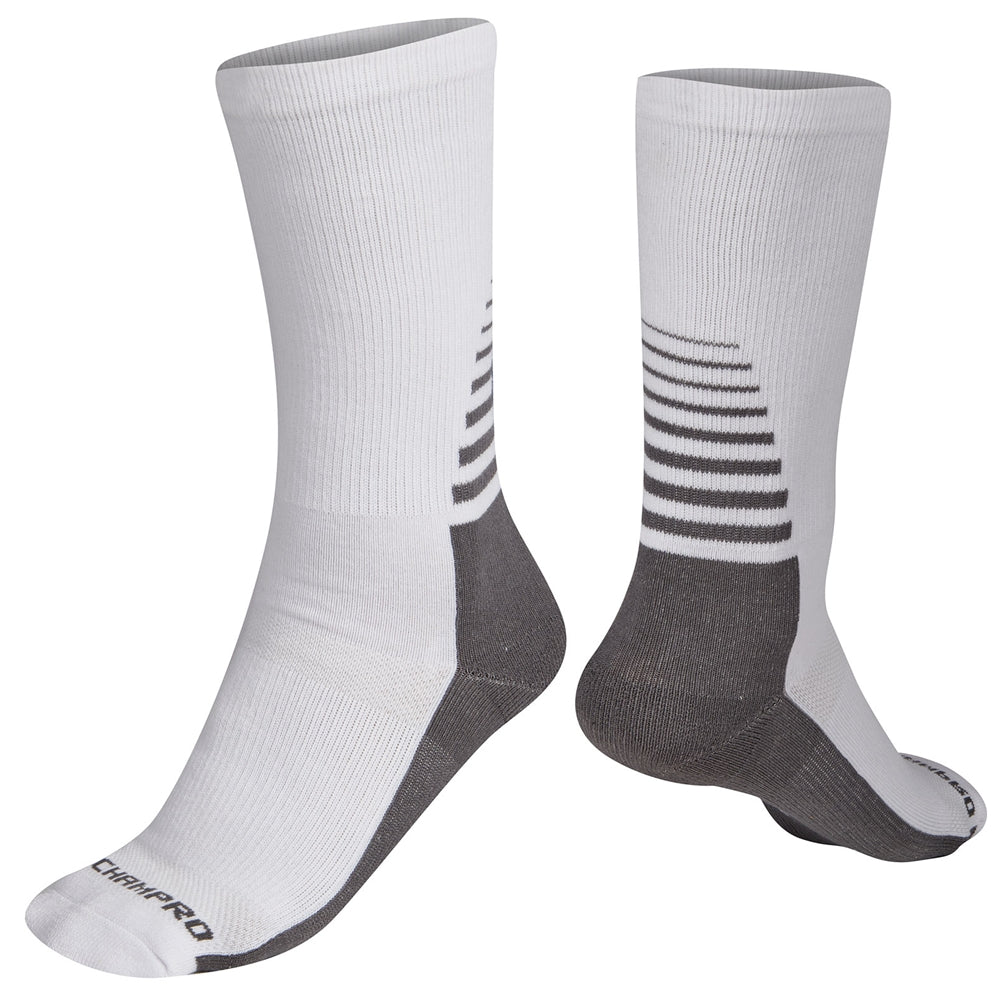 Rival Crew Sock - White, Small/Medium