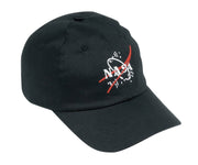 Jr. Astronaut , Cap Only, Black With Orange Trim