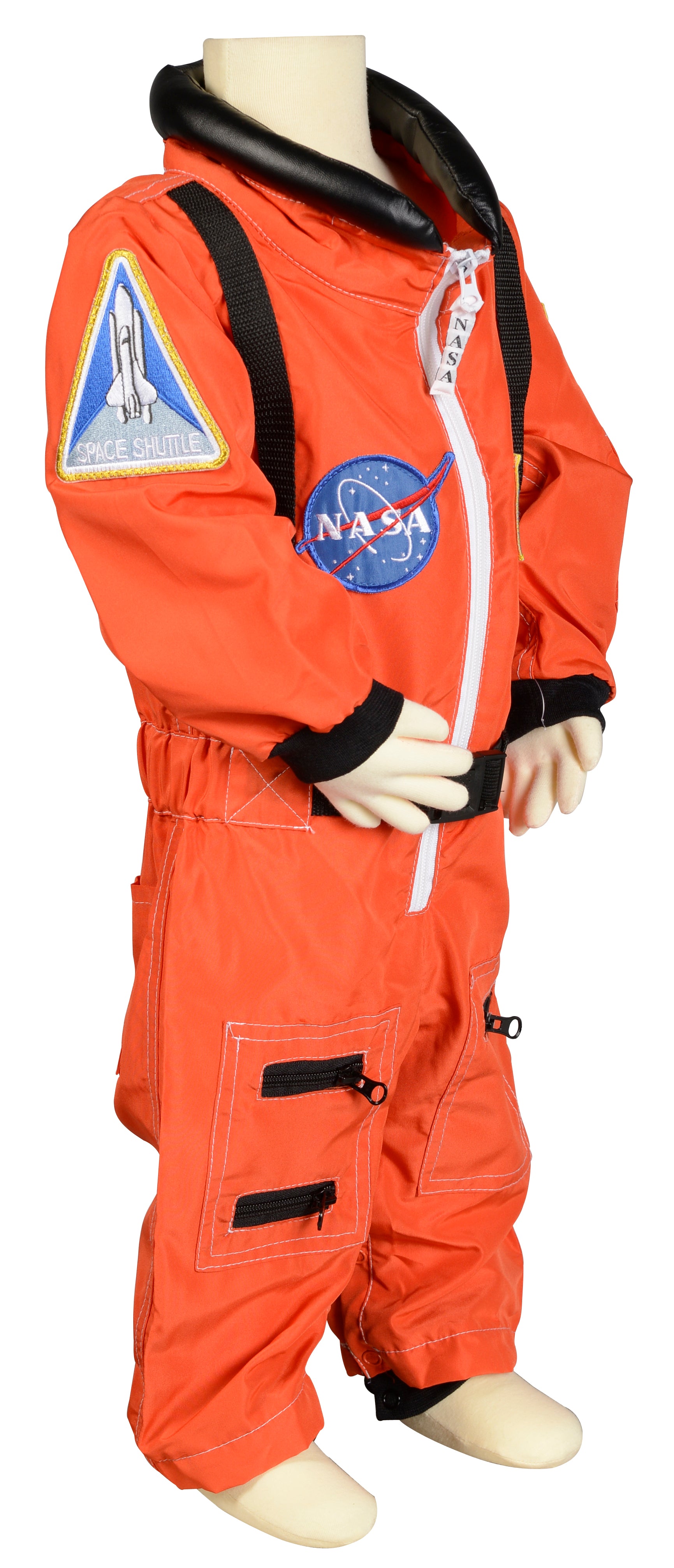 Jr. Astronaut Suit, Orange, 18 Months, with Embroidered Cap
