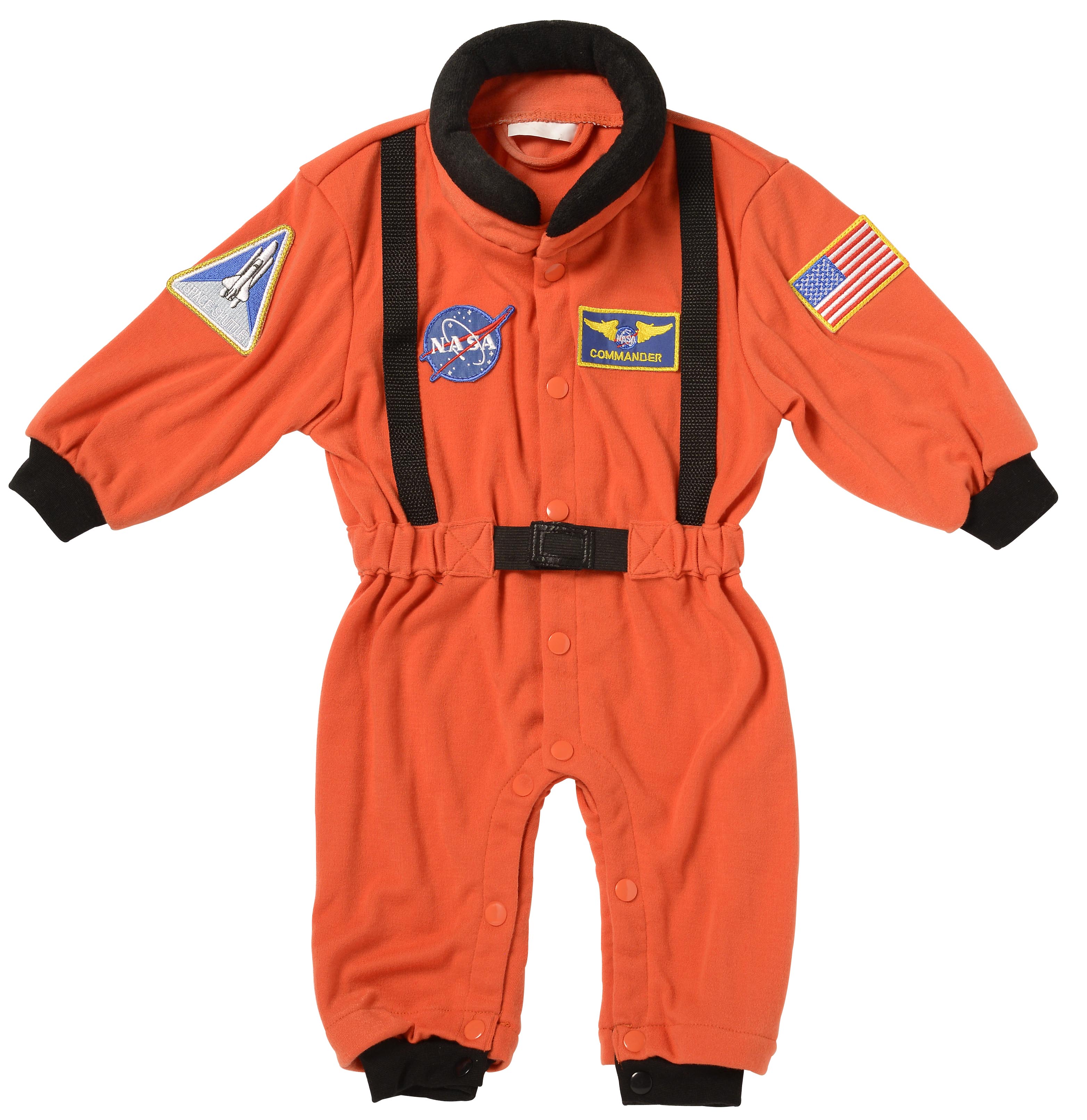 Jr. Astronaut Suit, Orange, Size 6 to 12 Months