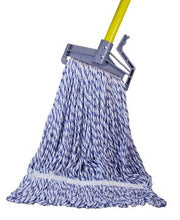 Medium Blue/White Waxer Mop 1.25 Inch Headband (Case Of 12)