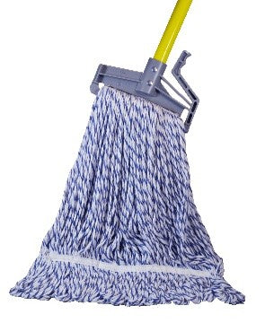 Medium Blue/White Waxer Mop 1.25 Inch Headband (Case Of 12)