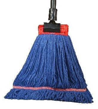 Large Blue Comet Blend Wet Mop 5 Inch Headband (Case Of 12)