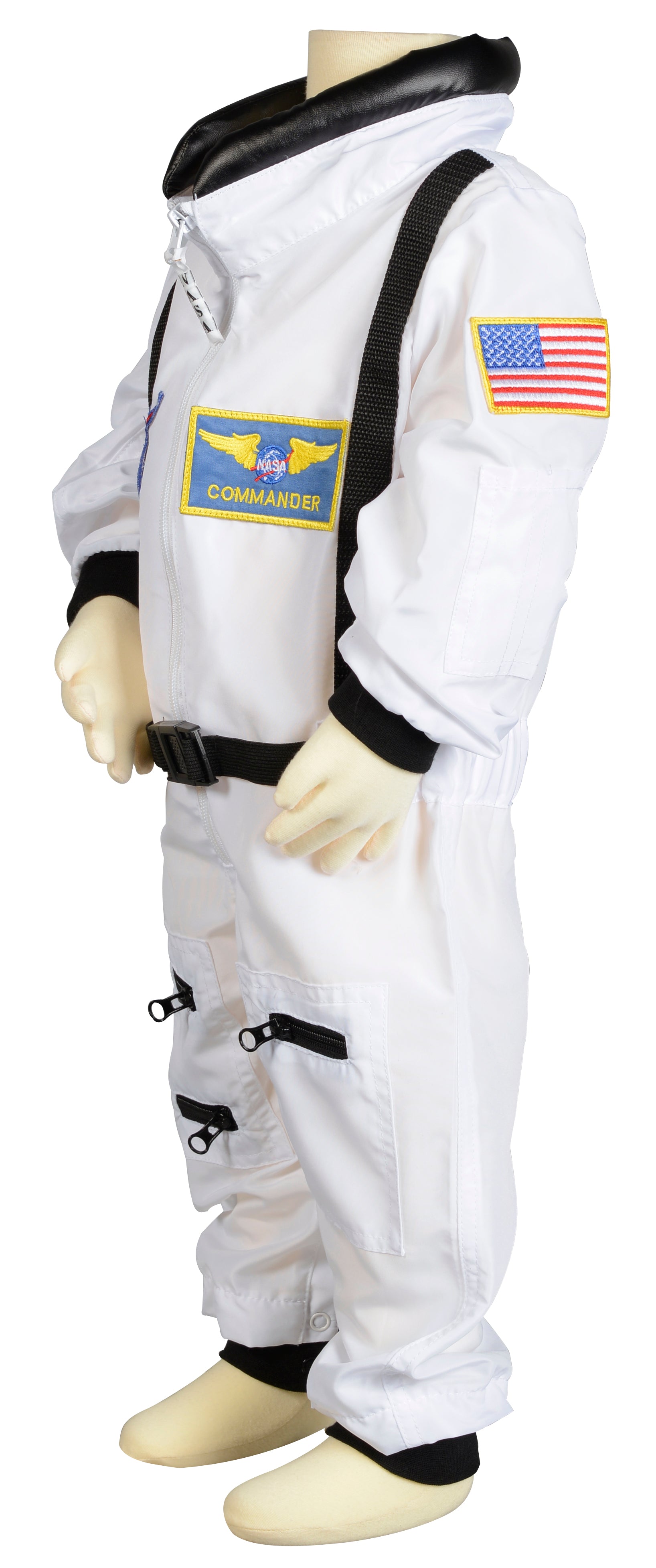 Jr. Astronaut Suit, White, 18 Months, with Embroidered Cap