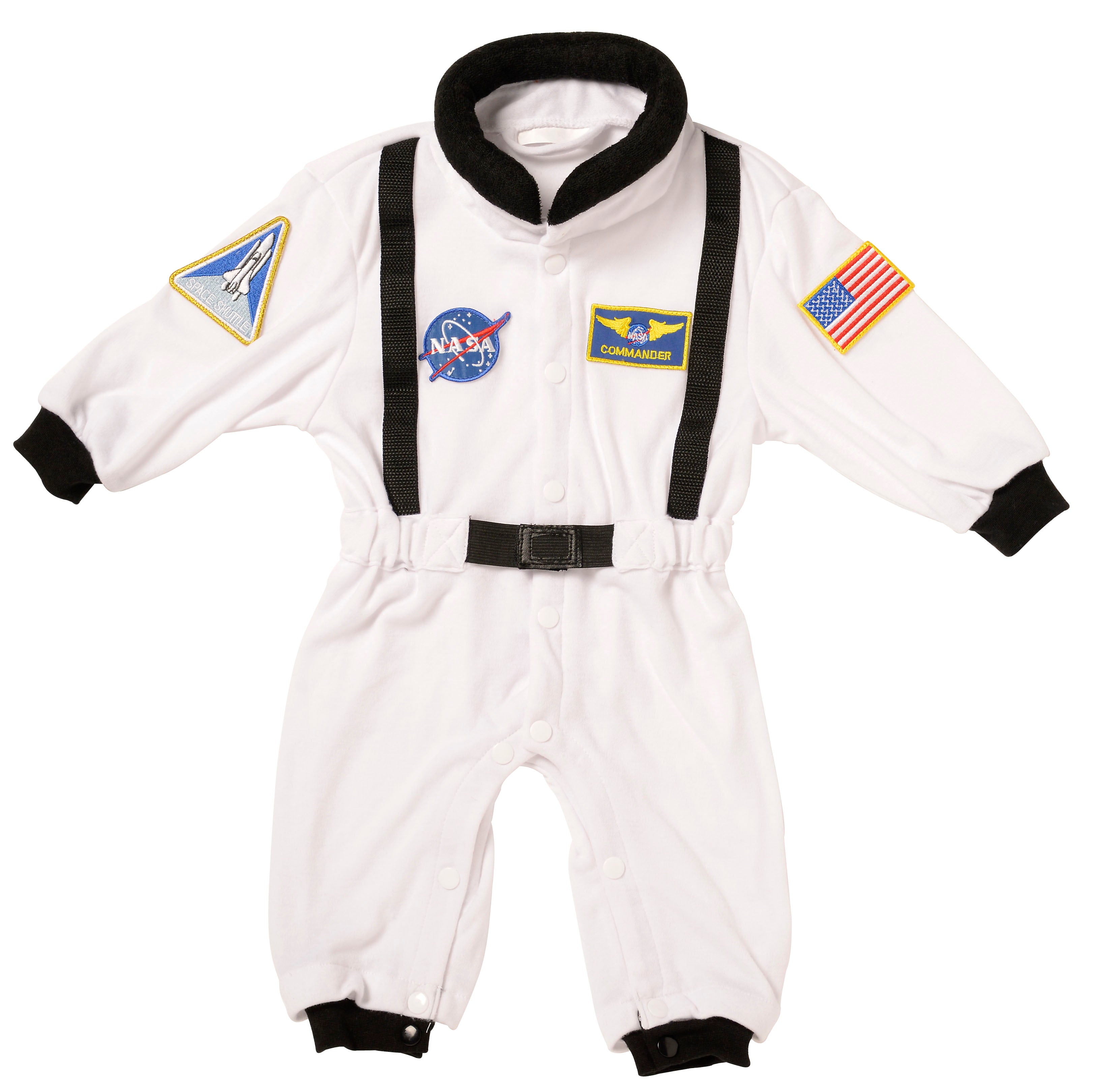 Jr. Astronaut Suit, White, Size 6 to 12 Months