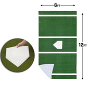 ProMounds Batting Mat Pro  12' x 6' Lined
